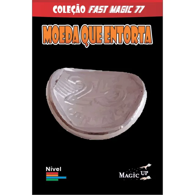 Moeda Que Entorta - 0,25 Prateada - Bending Coin