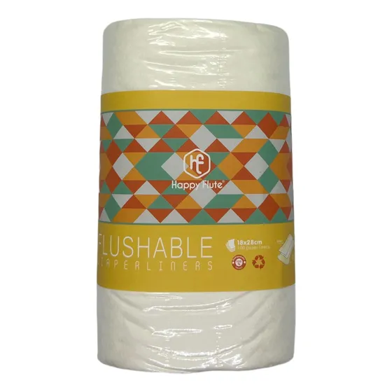 Liners Bambú Biodegradables Happy Flute