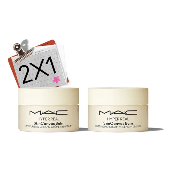 2x1 Mac Hyper Real Skincanvas Balm Crema Hidratante 15 Ml Todo Tipo De Piel