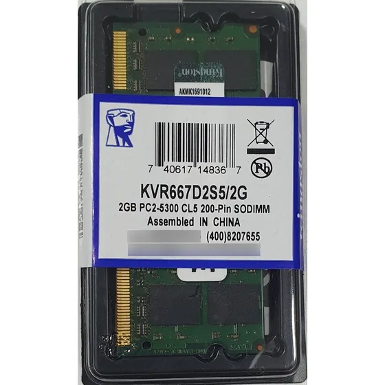 Memoria Ram Ddr2 2gb Pc-5300 Para Laptop 