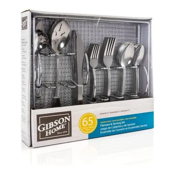 Set De Cubiertos Gibson De 65 Piezas Gib11195865