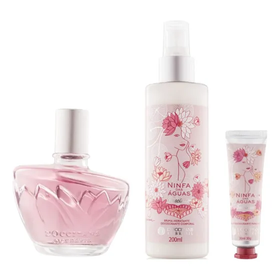 Kit Completo Ninfa Das Aguas Fascínio  Lançamento L´occitane