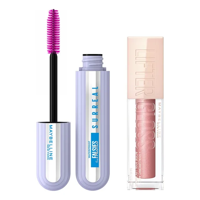 Set Maybelline Máscara De Pestaña Surreal + Lifter Gloss