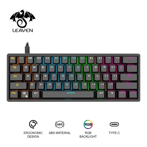 Teclado Mecanico K620 Leaven Luces Rgb Switch Tipo C