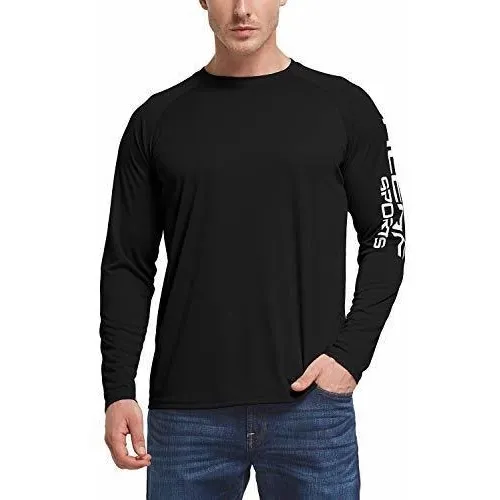Baleaf Camiseta Manga Larga Para Hombre Proteccion Solar 50