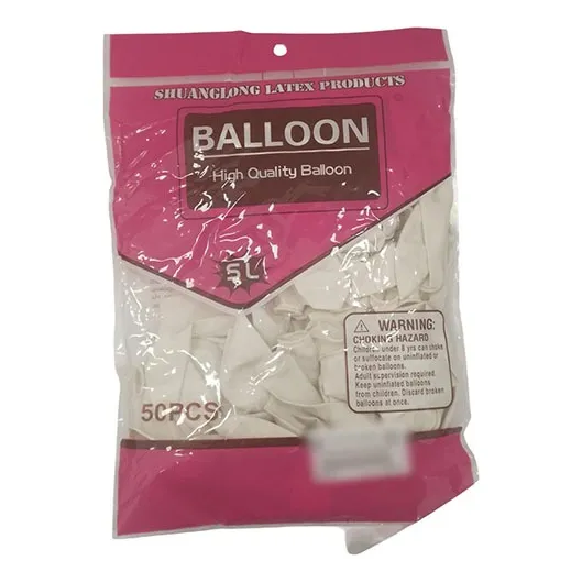 Globos Látex Mate 50 Unidades Para Fiestas Y Decoraciones