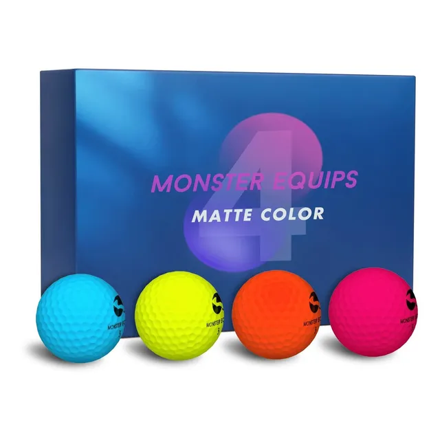Pelota Golf Maxima Distancia Acabado Mate Gira Larga Super