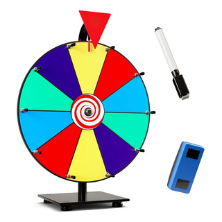 Ruleta De Premio Giratoria De 12 Inch 12 Pedazos Con Plumón Ruleta De Premio Giratoria De 12 Inch 12 Pedazos Con Plumón