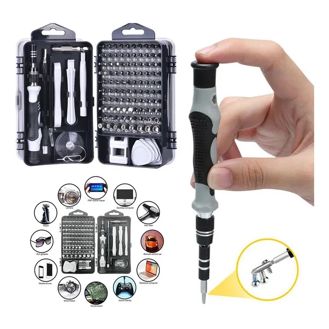 Kit Herramientas Juego Precision Destorn 115 En 1 Celulares 