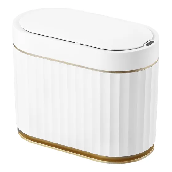 Elpheco Cubo De Basura De Baño Con Tapa Cubo De Basura Au...