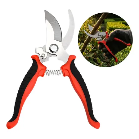 Tesoura Poda Galhos Jardinagem Alicate Profissional Aço Inox - Bondu