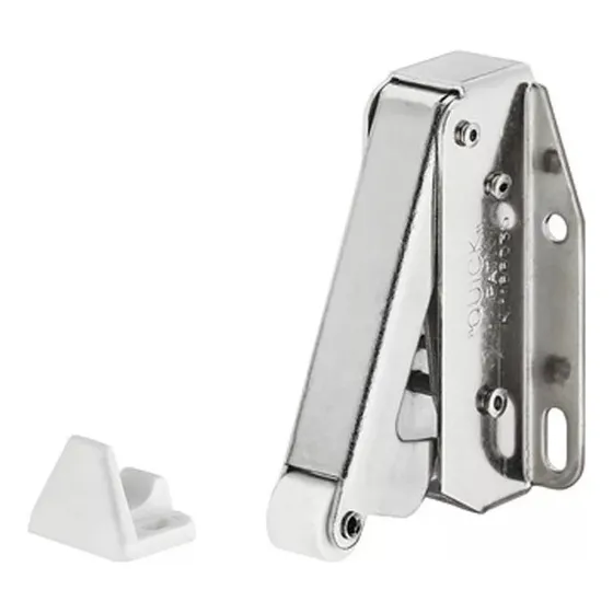 Reten Puerta Grande Quick Latch Alacena Automatico Hafele Color Plateado
