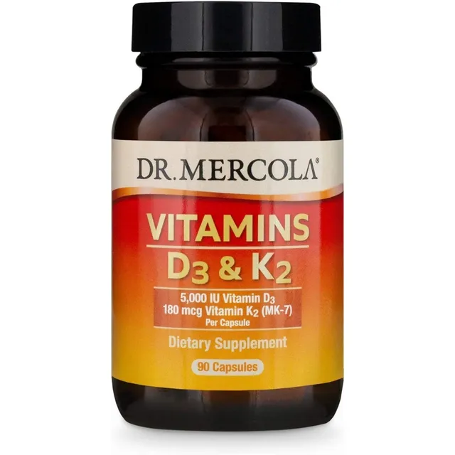 Vitaminas D3 + K2 Dr. 90 Capsulas Dr. Mercola