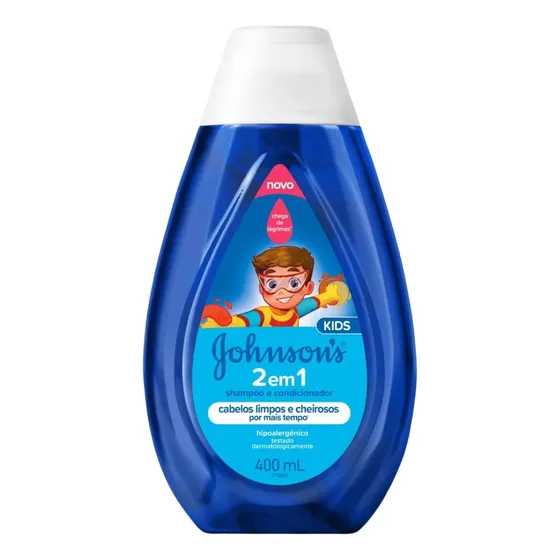 Shampoo E Condicionador Novo 400ml 2 Em 1 Johnsons Kids
