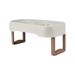 Comedero Elevado Alimentador Lento Para Perros Color Blanco Comedero Elevado Alimentador Lento Para Perros Color Blanco