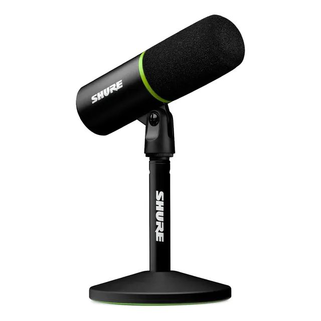 Shure Mv6, Micrófono Usb-c Con Tecnología De Aislamiento Color Negro
