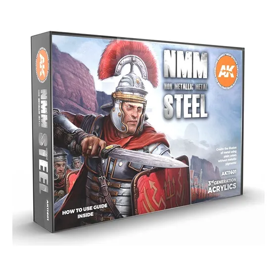Ak Interactive Non Metallic Metal Steel Set