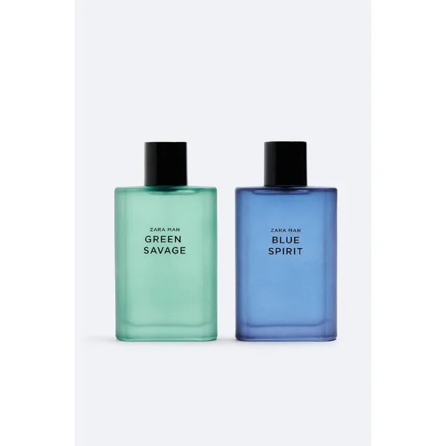 Set Perfumes Zara Man Green Savage + Blue Spirit Volumen De La Unidad 90 Ml