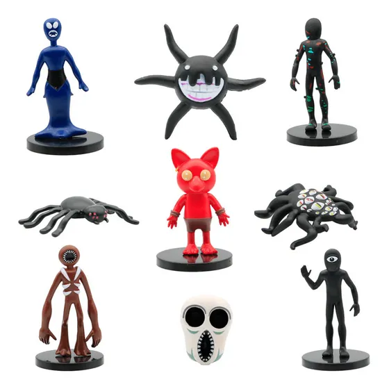 Juego De 9 Muñecos De Acción De Pvc Robloxs Doors Monsters