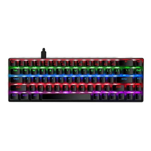 Teclado Mecánico Para Juegos Con Cable Racegt, 67 Teclas Ult