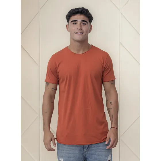 Remera Manga Corta Moore Luxo Cuello Redondo Algodón Unisex