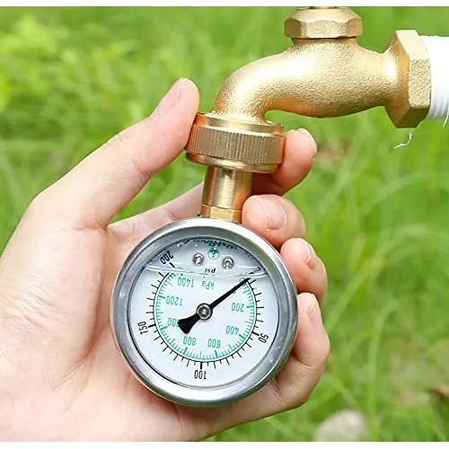 Medidor Presion Antivibracion Prueba Agua Watflow
