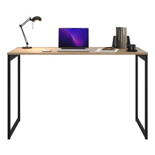 Escrivaninha Sofa Sogude Home Office 90x50cm Mesa De Apoio Industrial Pés Preto Tampo Laminado Escrivaninha Sofa Sogude Home Office 90x50cm Mesa De Apoio Industrial Pés Preto Tampo Laminado