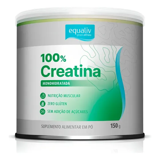 Equaliv 100% Creatina 150g Sabor Sem sabor