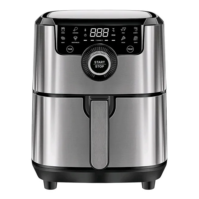 Freidora De Aire Chefman 4.5 L De Acero Inoxidable Color Plata