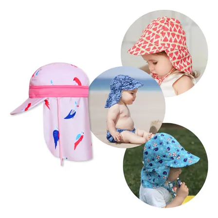 Gorro Largo Con Protección Uv +50