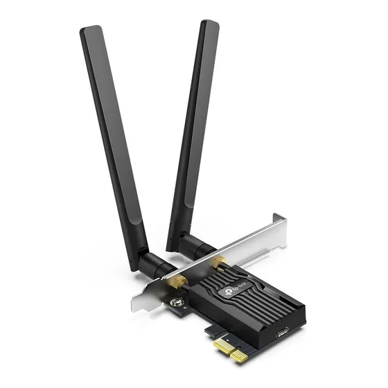 Adaptador De Red Tp Link Tx55e Pcie Wifi 6 + Bluetooth 5.2 