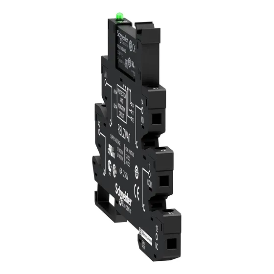 Relé De Interface Acoplado 6A 24Vac/Cc 1Naf Com Led RSLZVA1 - Schneider Electric