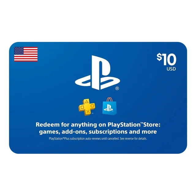 Tarjeta Psn Sony 10 USD Código Digital