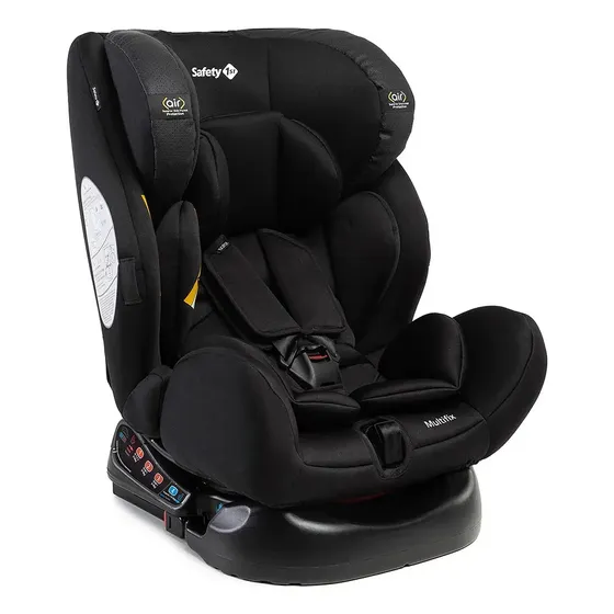 Cadeirinha Safety 1st Multifix preta com ISOFIX