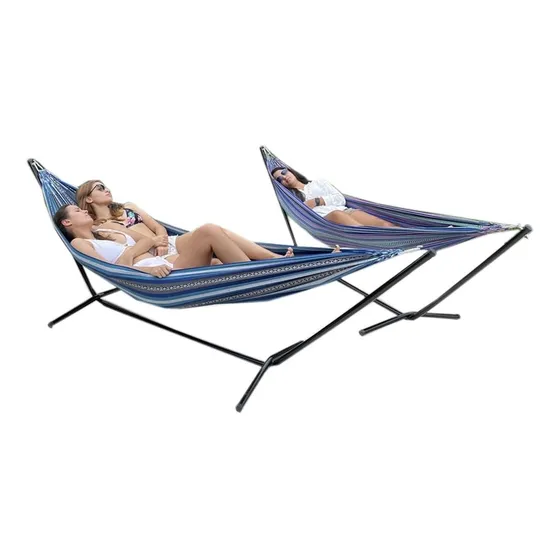 Hamaca Portátil + Soporte Metálico Desarmable Mas Estuche