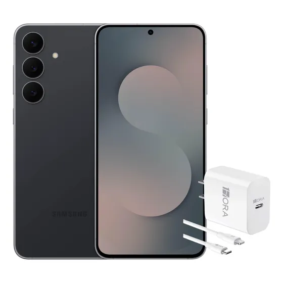 Samsung Galaxy S25 Fe 5g Dual 128gb 8ram Black + Adaptador Negro