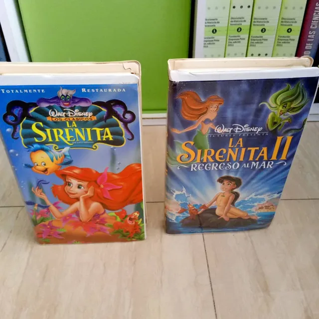 Pelicula La Sirenita I  Y 2 De Disney Vhs