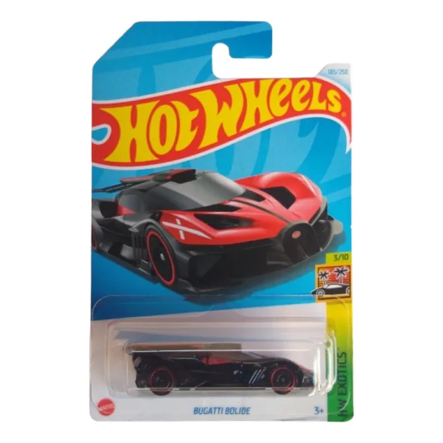 Hot Wheels Bugatti Bolide Hw Exotics Negro/rojo