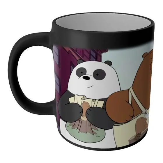 Taza Magica Osos Escandalosos Polar Pardo Panda Mod2