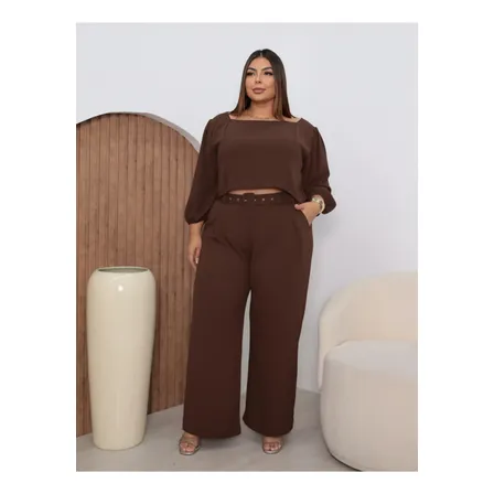 Conjunto Alfaiataria Social Plus Size Casual Premium Luxo