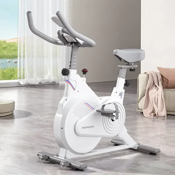 Bicicleta Ergométrica Para Spinning Mecanica Python Fly Cor Branco