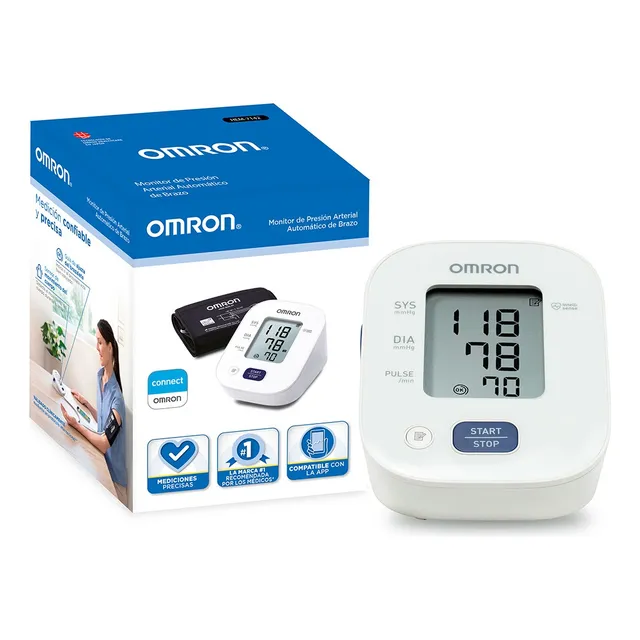 Baumanómetro Digital De Brazo Omron Hem-7142, 14 Memorias