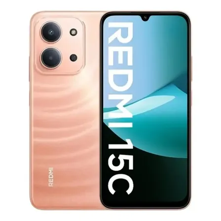 Xiaomi Redmi 15c 256gb 8gb Ram + Fone + Relogio Laranja