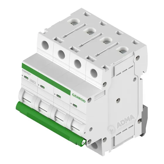 Llave Termica Tetrapolar 20a 4x20a Genrod