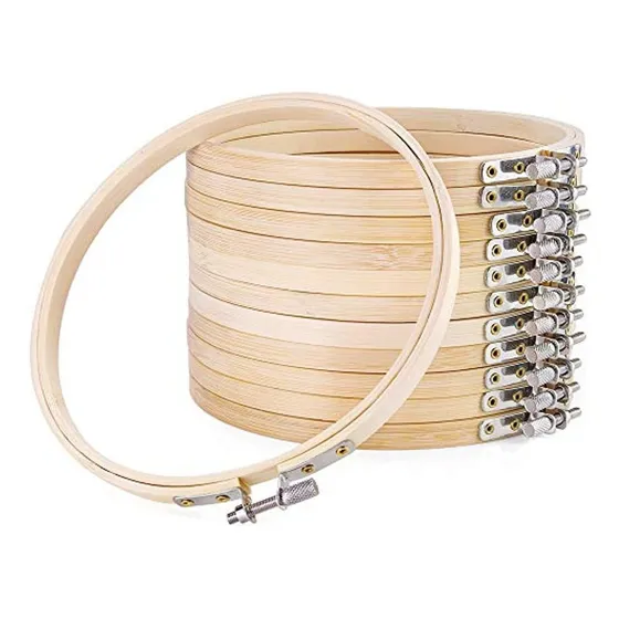 10 Piezas 15cm Aros De Bordado Aro De Bambú For Navideña