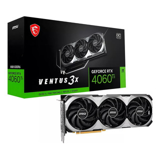 Placa De Vídeo Msi Nvidia Ventus 3x Oc Rtx-4060ti 16gb Gddr6 Placa De Vídeo Msi Nvidia Ventus 3x Oc Rtx-4060ti 16gb Gddr6