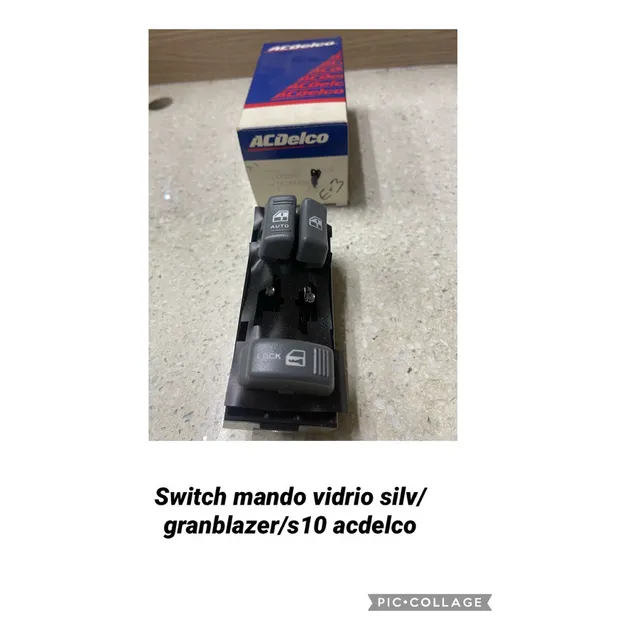 Switch Mando Vidrio Silv/granblazer/s10 Acdelco