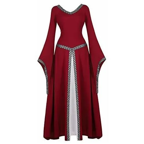 Traje De Novia De La Mujer Irish Medieval Traje De X1vtk