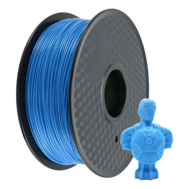 Filamento 3d Pla Alta Precision 1.75mm Calidad Premium 1 Kg Color Seda Azul