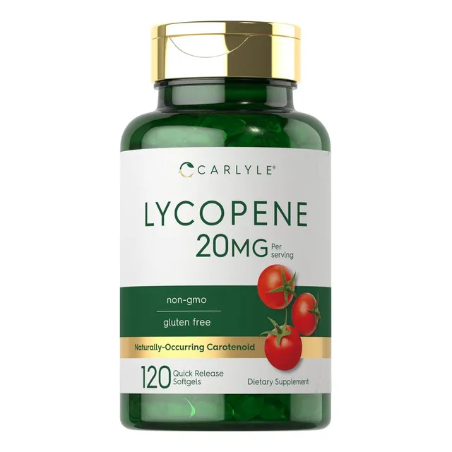 Licopeno 20 Mg Carlyle 120 Cápsulas Blandas